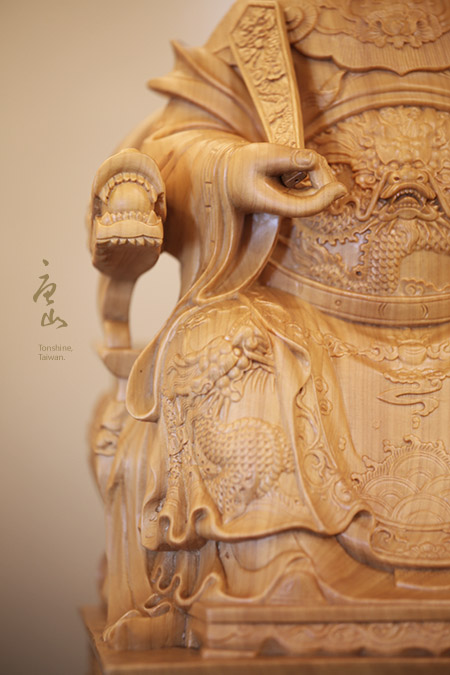 神明神像雕刻-檜木立體錦雕媽祖娘娘