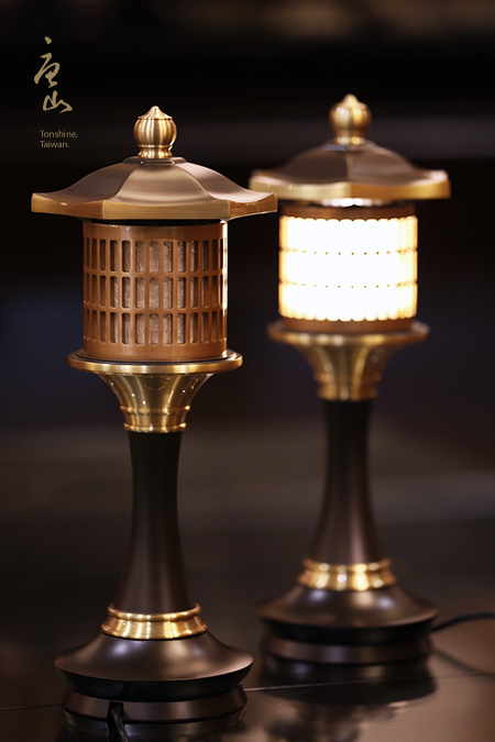 寶華銅器-雙色富貴燈