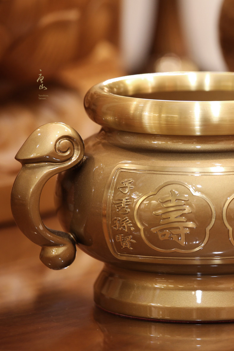 銅器工藝-金蔥神明祖先爐系列