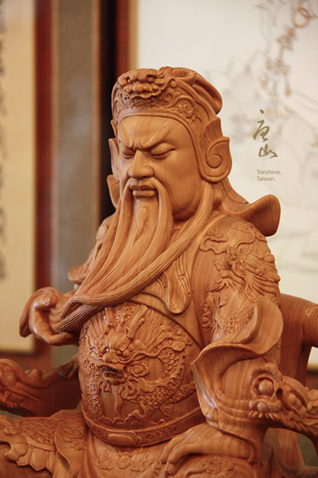 神明佛像雕刻-檜木關聖帝君 神明佛像雕刻-檜木關聖帝君