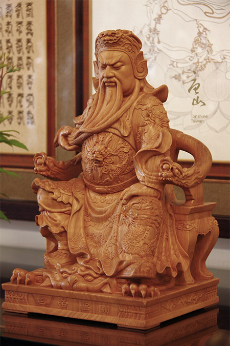 神明佛像雕刻-檜木關聖帝君 神明佛像雕刻-檜木關聖帝君