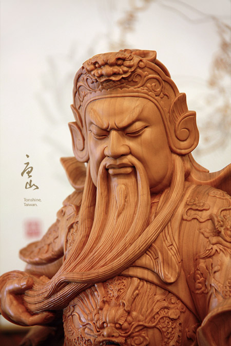 神明佛像雕刻-檜木關聖帝君 神明佛像雕刻-檜木關聖帝君