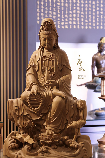 神明佛像雕刻-靜觀菩薩神像